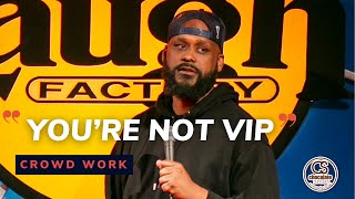 You Are NOT VIP  Comedian Sydney Castillo  Chocolate Sundaes Standup Comedy [upl. by Lhadnek400]