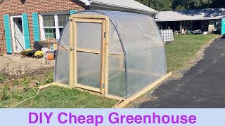 DIY Cheap Greenhouse [upl. by Ettevey]