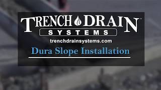 NDS Dura Slope Install  Trench Drain Systems [upl. by Formenti]