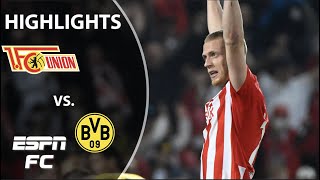 Union Berlin vs Borussia Dortmund  Bundesliga Highlights  ESPN FC [upl. by Ynehpets]