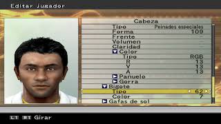 Jorge Campos Face PES 6 con Editor interno [upl. by Hike]