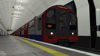 OpenBVE HD London Underground Central Line Preview 1992TS ATO Mode Rail Fanning [upl. by Suilenroc557]