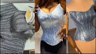 PREMIUM OVERBUST CORSET How to draft and sew a waist snatched OVERBUST CORSET  VICTORIAN CORSET [upl. by Dich]