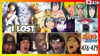 quotNaruto vs Sasuke Aftermathquot Naruto Shippuden 478479 REACTION MASHUP [upl. by Aonehc]