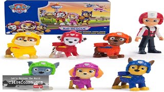 Paw Patrol Air Rescue Toy Figures Gift Pack with 7 Collectible Action Review [upl. by Arlene]