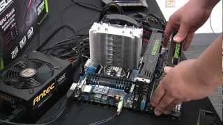 3Way SLI on GeForce GTX680 Graphics Cards by ASUS [upl. by Avraham754]