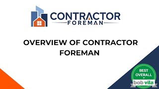 Overview of Contractor Foreman [upl. by Medorra]