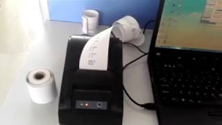 Driver installation 5890T thermal printer  How to Install Thermal Printer on Windows [upl. by Nnaj]