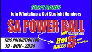 SA Powerball and Powerball Plus 19 November 2024 [upl. by Aillicirp855]