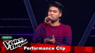 Ravi Gahatraj quotSangiquot Blind Audition Performance  The Voice of Nepal S3 [upl. by Zigrang288]