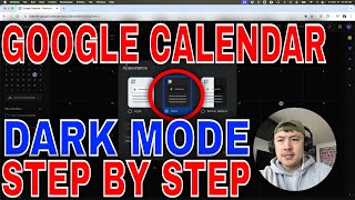 ✅ How To Make Google Calendar Dark Mode🔴 [upl. by Akers401]