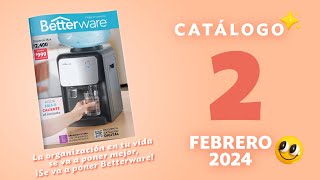 Catálogo Betterware Febrero 2024 [upl. by Lakim]