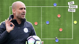 Pep Guardiola Tactics Explained  Overload To Isolate Concept [upl. by Eisnil]