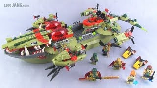 LEGO 70006 Craggers Command Ship LEGO Legends of Chima Review  BrickQueen [upl. by Clayson]