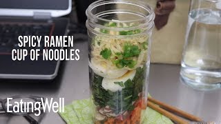 How to Make Spicy Ramen Cup of Noodles [upl. by Esmerolda]