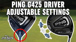 Testing PING G425 Driver Adjustable Settings [upl. by Annaeed]