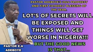 Pastor Adeboyes 2024 Prophecy And first fatherly blessing of the year [upl. by Oizirbaf]