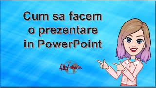 Cum sa facem o prezentare in PowerPoint [upl. by Nyleaj]