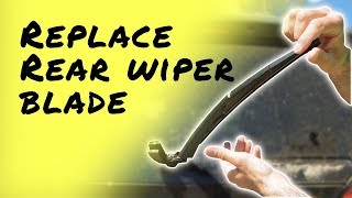 Lifehack Replace Rear Wiper Blades the TRICKS [upl. by Singband]