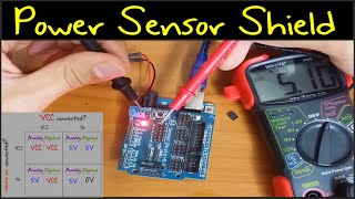 Arduino Tutorial  How to Power the Arduino Sensor Shield V50 [upl. by Sitra418]