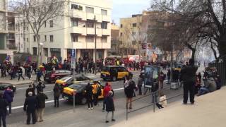 Boixos Noi walk by Camp Nou for El Clásico 32215 [upl. by Rocca]