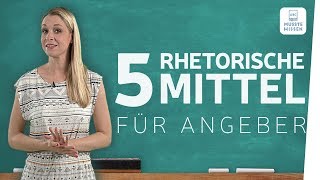 Rhetorische Stilmittel einfach erklärt I musstewissen Deutsch [upl. by Shelman669]