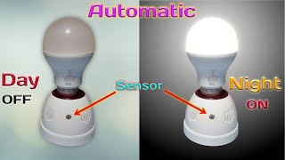 Automatic Day Night Light ON and OFF Switch  How to Make 230v Street Light Without Relay [upl. by Shevlo]