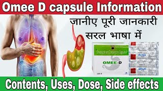 Omee D capsule  omee d capsule uses  acidity best tablet omeecapsule [upl. by Ner]