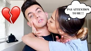 IGNORING MY GIRLFRIEND FOR 24 HOURS PRANK [upl. by Motteo]