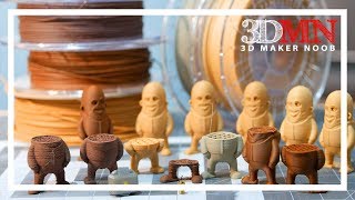 3D Printing In Wood Filament [upl. by Ardrey]