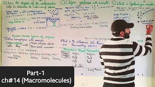 Part1 Important Short Questions in Macromolecules  ch14  12th class chemistry [upl. by Rem]