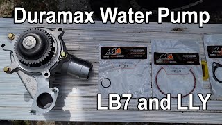 Duramax water pump Install [upl. by Morly]