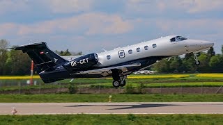 2500ft 750m TAKE OFF Embraer Phenom 300E  EXTREME SHORT [upl. by Dnaltruoc846]