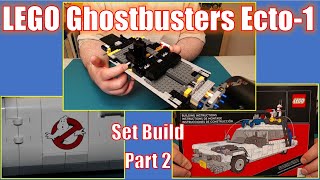 LEGO Ghostbusters Ecto1 Set Build Part 2 [upl. by Garcia]