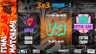 TAL Basketball  Bangalore  Season 2  SwishSquad vs Cotton Candy  Final Matchday  17122023 [upl. by Svensen346]