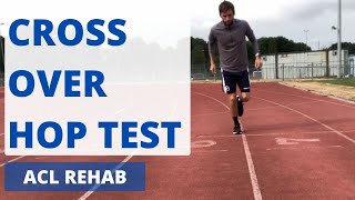 ACL Return to Sport Testing Crossover Hop Test [upl. by Roze]