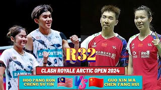 HEBAT🇲🇾Hoo Pang RonCheng Su Yin Beraksi Cemerlang Mara Ke Pusingan R16🔥 Arctic Open 2024 [upl. by Ezaria]