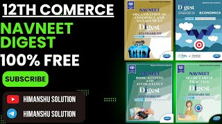 12th commerce all Navneet digest  PDF [upl. by Meade]