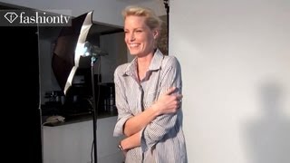 Supermodel Caroline Winberg On The Set for Plaza Magazine Photoshoot in Sweden  FashionTV [upl. by Yeldua]