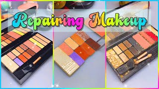 🤗 ASMR Repairing Makeup Compilation Part 1  Satisfying Fixing Broken Makeup Tiktok ASMR [upl. by Irtak]