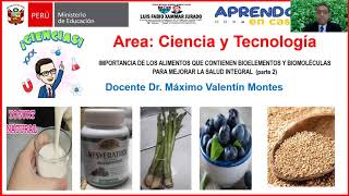 Bioelementos y Biomoléculas en los alimentos [upl. by Stedmann]