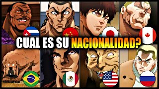 LA NACIONALIDAD DE LOS PERSONAJES DE BAKI [upl. by Aeduj312]