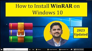 How to Install WinRAR on Windows 10  Complete Installation  Amit Thinks [upl. by Valaree114]