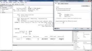 Calculate incidence rates and incidencerate ratios for survival data using Stata® [upl. by Kelwunn]