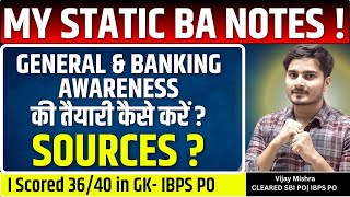 How to Prepare General Awareness for Bank Exams  GA for SBI  IBPS Mains हिंदी मेंCC [upl. by Turrell]