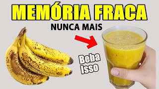 SUCO PARA MEMÓRIA FRACA ESQUECIMENTO BAIXA O COLESTEROL E PROTEGE O CÉREBRO [upl. by Sajet195]