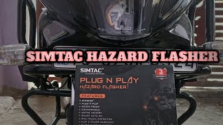 SIMTAC HAZARD FLASHER NEW VERSION V6 FOR PULSAR220  PLUG ampPLAY [upl. by Enelaehs]