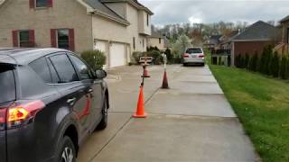 how to do cone maneuverability test ohio less than one minute [upl. by Zerline]