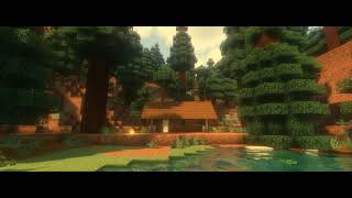 Minecraft Timelapse Build  Spruce Log Cabin [upl. by Jordain]