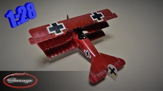 128 Revell Fokker DR1 Roter Baron Baubericht  how to build  Bausatzvorstellung  Tutorial [upl. by Ynnoj]